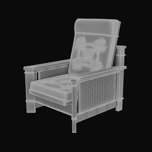 frank lloyd dana obj - Dana Thomas Recliner... by Lajhar 